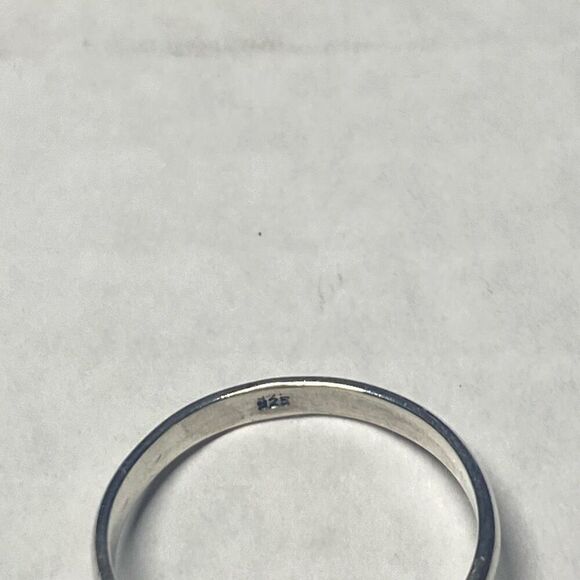 Marquise Cut Natural Beryl Emerald Solitaire Size 7 Heat and Dye Treatment Sterl - Picture 6 of 8